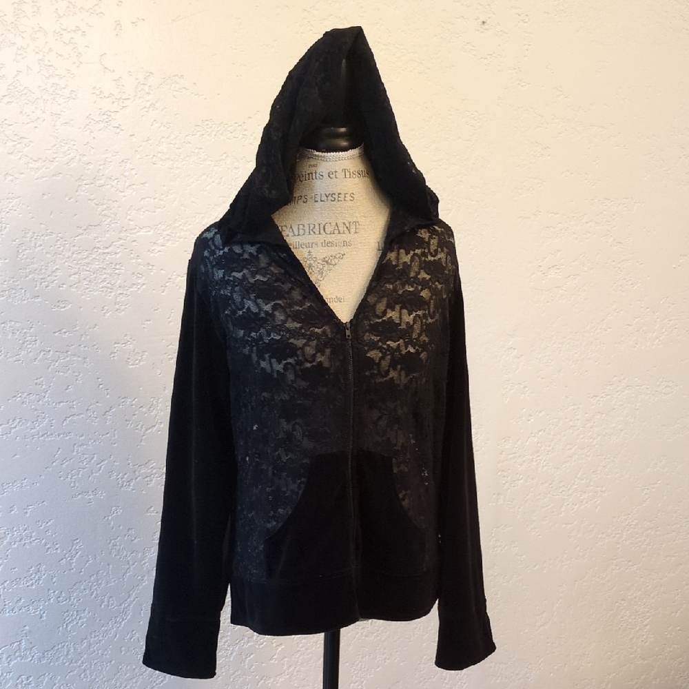 DownTime Back Lace/Velvore XL Women's Hoodie